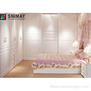 Aluminum Armoire Wardrobe Closet White Contemporary Bedroom